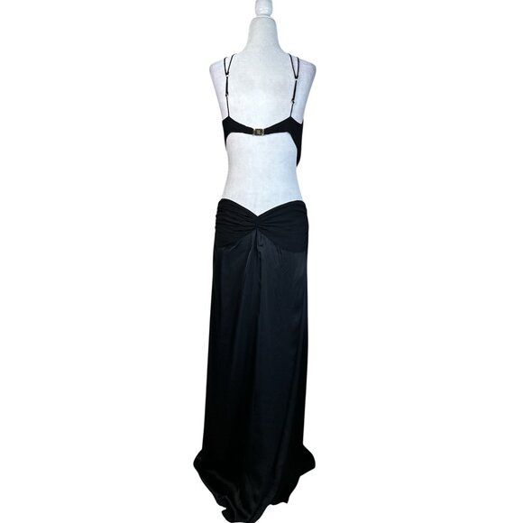 CIN CIN Ivy Orchid Maxi Dress in Black Small New Womens Long Gown - Picture 6 of 13